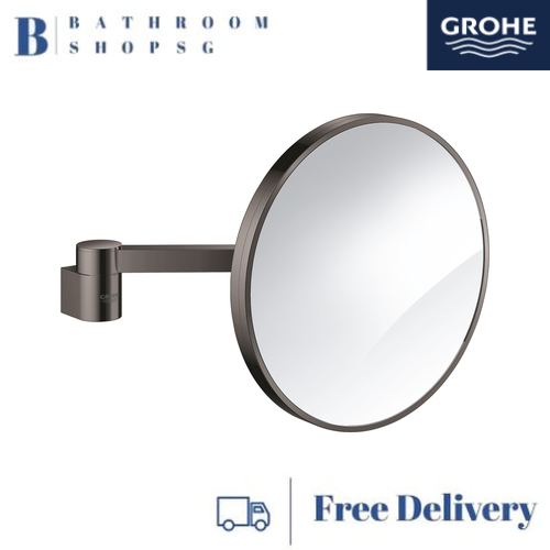 Grohe Selection Shaving Mirror 41077A00 Hard Graphite - image 1