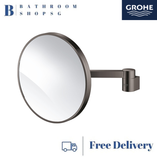 Grohe Selection Shaving Mirror 41077A00 Hard Graphite - image 2