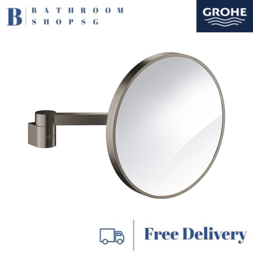 Grohe Selection Shaving Mirror 41077AL0 Brushed Hard Graphite - image 1
