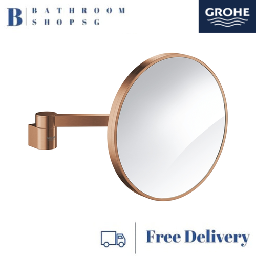 Grohe Selection Shaving Mirror 41077DL0 Brushed Warm Sunset - image 1