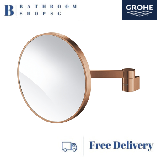 Grohe Selection Shaving Mirror 41077DL0 Brushed Warm Sunset - image 2