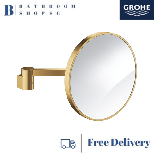 Grohe Selection Shaving Mirror 41077GN0 Brushed Cool Sunrise - image 1