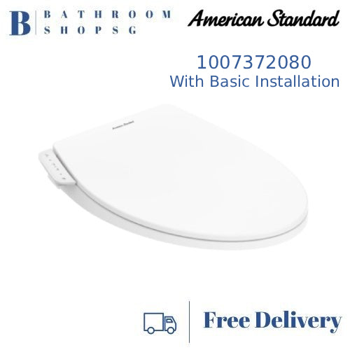 American Standard Smart Washer Manual Bidet Seat and Cover 1007372080 with Basic Installation