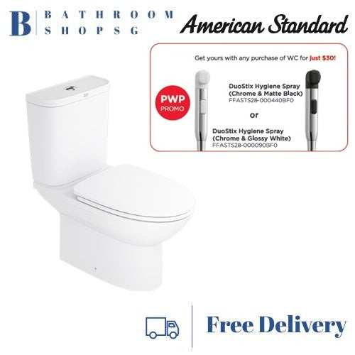 [Year-End Promo]American Standard Neo Modern Close Coupled Toilet Bowl with Seat and Cover CL26305