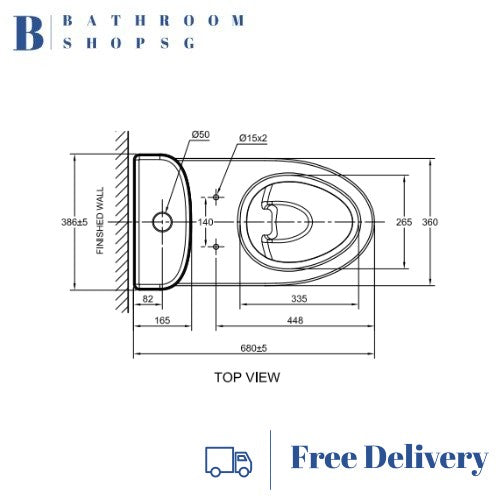 American Standard Compact Codie Close Coupled Toilet CL24075