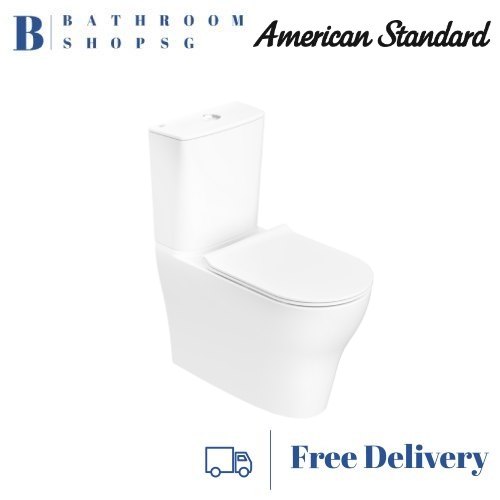 American Standard Cygnet Raised Height Hygiene Rim Close Coupled Toilet Bowl CL26265