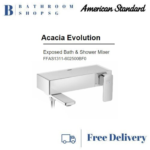 American Standard Acacia Evolution Exposed Bath & Shower Mixer FFAS1311-602500BF0