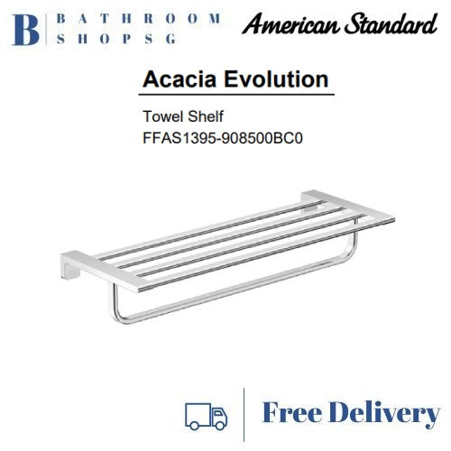 American Standard Acacia E Towel Shelf FFAS1395-908500BC0 Bathroom Accessories