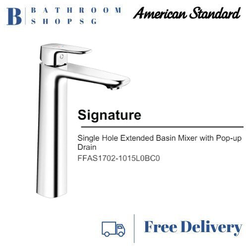 American Standard Signature Extended Basin Mixer With Pop-up Drain FFAS1702-1015L0BC0