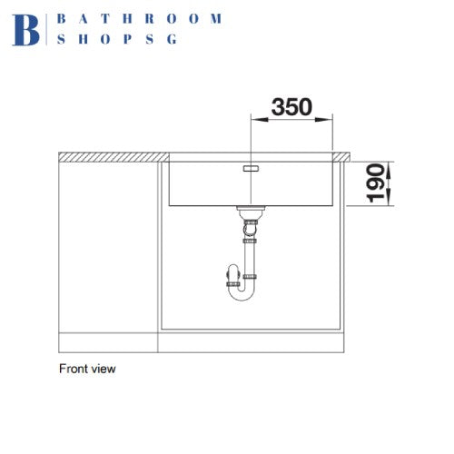 Blanco Andano 700-U Single Bowl Stainless Steel Kitchen Sink