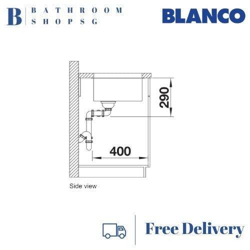 Blanco Andano 400/400-U Double Bowl Stainless Steel Undermount Kitchen Sink