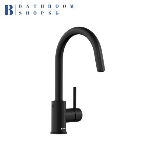 Blanco MIDA-S Pull-out Single-Lever Kitchen Sink Mixer Matt Black