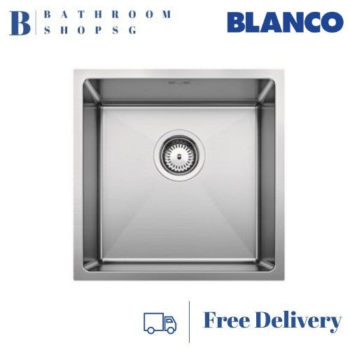 Blanco Quatrus 400-IU Single Bowl Stainless Steel Undermount Kitchen Sink