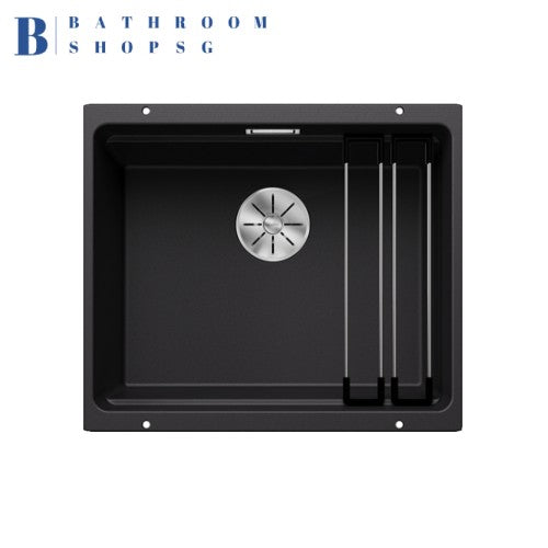 Blanco Etagon 500-U Single Bowl Undermount Granite Kitchen Sink Black