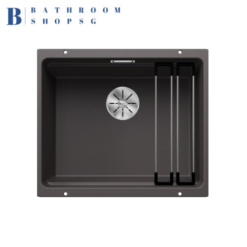 Blanco Etagon 500-U Single Bowl Undermount Granite Kitchen Sink Black