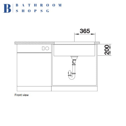 Blanco Etagon 700-U Single Big Bowl Undermount Granite Kitchen Sink
