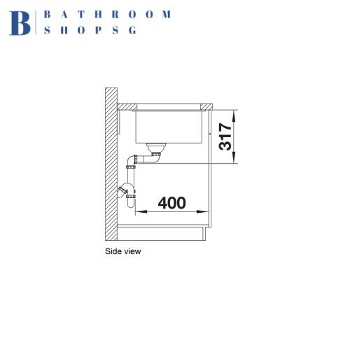 Blanco Etagon 700-U Single Big Bowl Undermount Granite Kitchen Sink