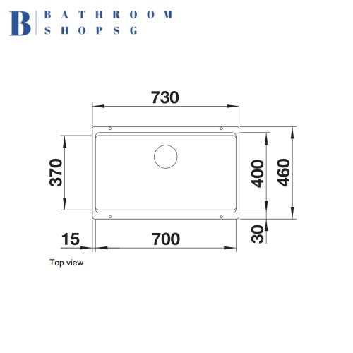 Blanco Etagon 700-U Single Big Bowl Undermount Granite Kitchen Sink