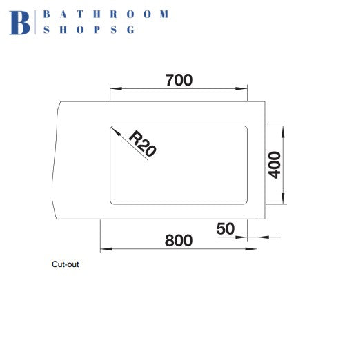 Blanco Etagon 700-U Single Big Bowl Undermount Granite Kitchen Sink