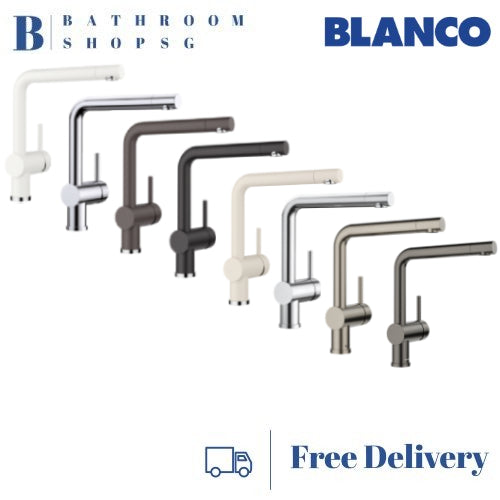 Blanco Linus L-shape Kitchen Sink Mixer Colors