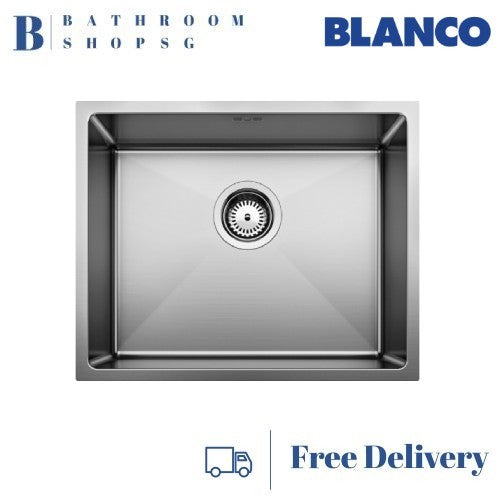Blanco Quatrus R15 500-IU Stainless Steel Undermount Single Bowl Kitchen Sink
