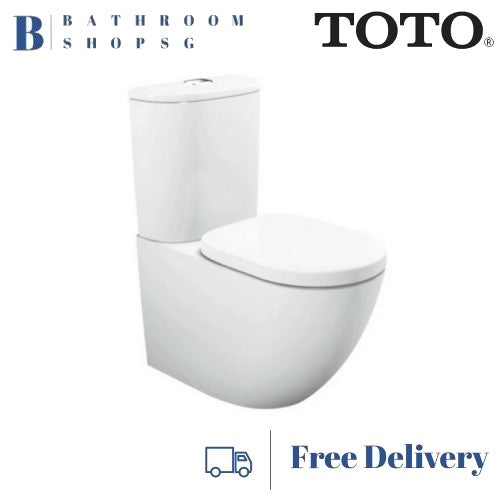 TOTO C761E Close Coupled Toilet Bowl bundle with Electric Washlet Bidet TCF4732A
