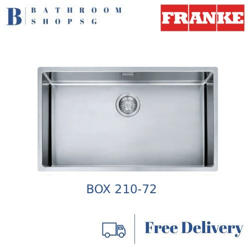 Franke BOX 210-72 Stainless Steel Undermount Single Bowl Kitchen Sink