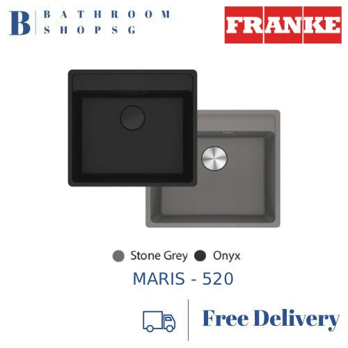 Franke MARIS-520 Undermount Single Bowl Granite Kitchen Sink MRG 610-52TL