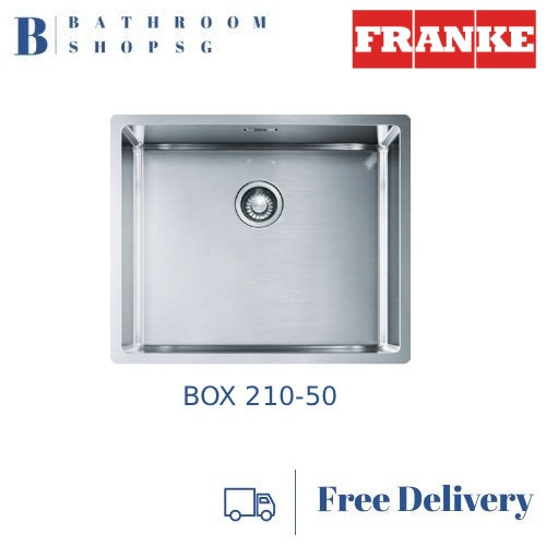 Franke Bolero BOX 210-50 Stainless Steel Under-mount Single Bowl Kitchen Sink