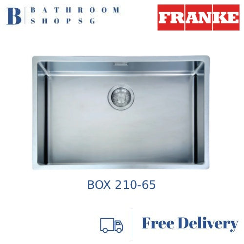 Franke BOX 210-65 Stainless Steel Undermount Single Bowl Kitchen Sink