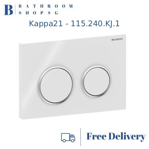 TOTO Wall Hung Toilet Bowl CW162Y with Kappa Cistern and Geberit Actuator Flush Plate Bundle Set 2