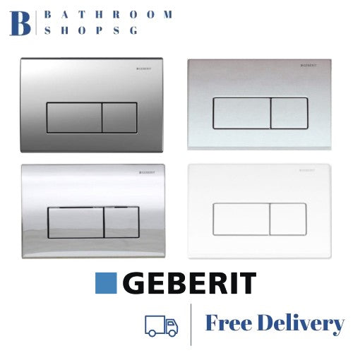 Geberit Kappa50 Actuator Plate White alpine 115.260.11.1 Toilet Flush Plate