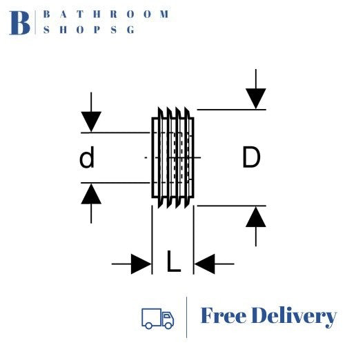 Geberit sleeve for flush pipe connection 170.478.00.1 for Toilet Installation