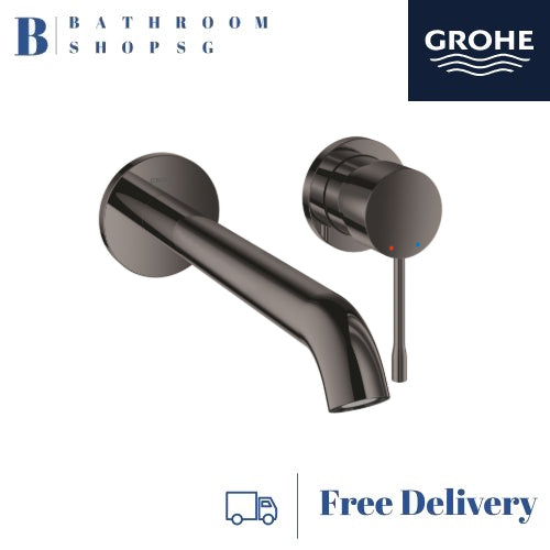 Grohe Essence 2-hole Concealed basin mixer L-size Bathroom Faucet 19967A01 Hard Graphite