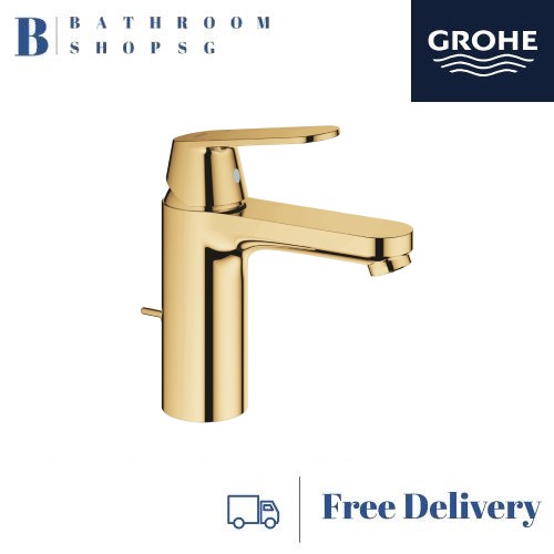Grohe Eurosmart Cosmopolitan Basin Mixer M Size 23325GLC Cool Sunrise
