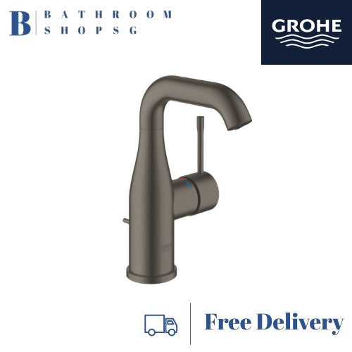 Grohe Essence Single-lever Basin Mixer 23462AL1 Brushed Hard Graphite Bathroom Faucet M-size