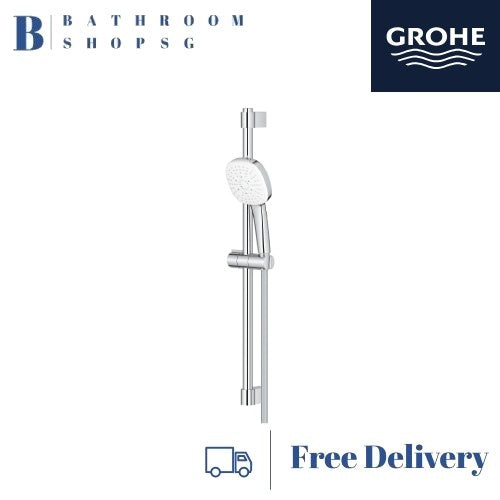 Grohe Tempesta Cube 110 Shower Rail Set 600mm 3 Sprays 27579003
