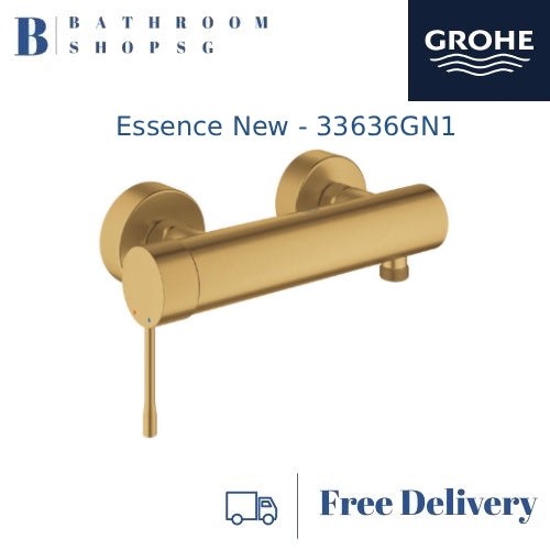 Grohe Essence Single-lever Exposed Shower Mixer Wall Mount Bathroom Faucet 33636XX1 PVD Colors