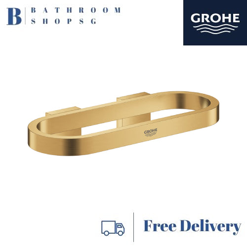 Grohe 41035GN0 Selection Towel Ring Brushed Cool Sunrise | Bathroom Accessories