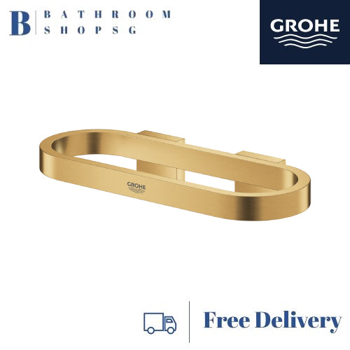 Grohe 41035GN0 Selection Towel Ring Brushed Cool Sunrise | Bathroom Accessories