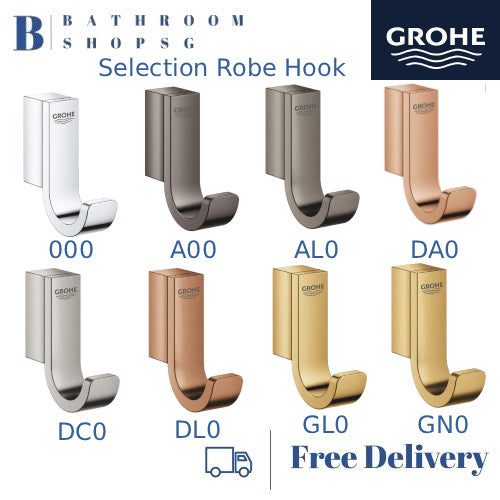 Grohe Selection Robe Hook 41039XX0 Colors | Bathroom Accessories