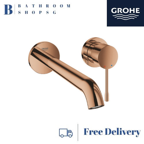 Grohe Essence 2-hole Concealed basin mixer L-size Bathroom Faucet 19967DA1 Warm Sunset