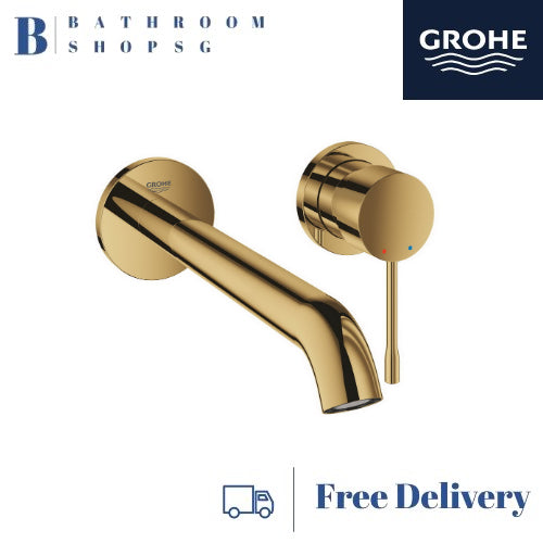 Grohe Essence 2-hole Concealed basin mixer L-size Bathroom Faucet 19967GL1 Cool Sunrise