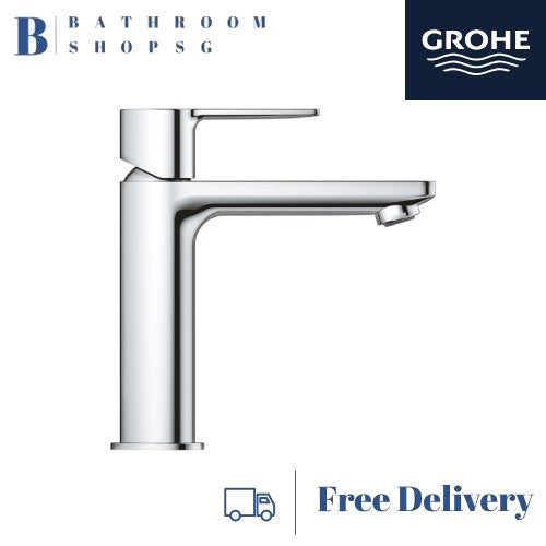 Grohe Lineare basin mixer S Size with PushOpen | Grohe Bathroom Sink Mixer 23106001