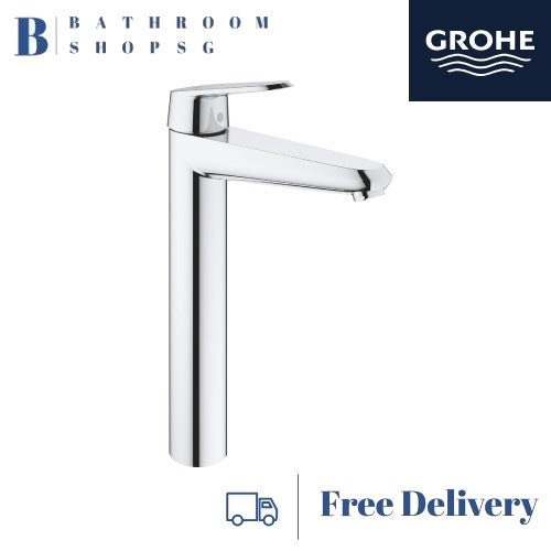 Grohe Eurocosmo Vessel Basin Round 100987SH00 Bundle with Eurodisc Cosmopolitan basin mixer 23432000