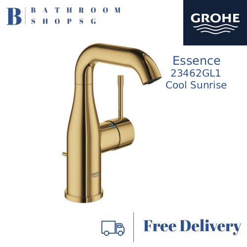 Grohe Essence Single-lever Basin Mixer 23462GL1 Cool Sunrise Bathroom Faucet M-size