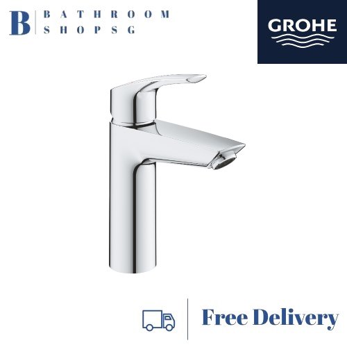 Grohe Euro Ceramic Undercounter Basin 101012SH00 Bundle with Grohe Eurosmart Basin Mixer 23923003