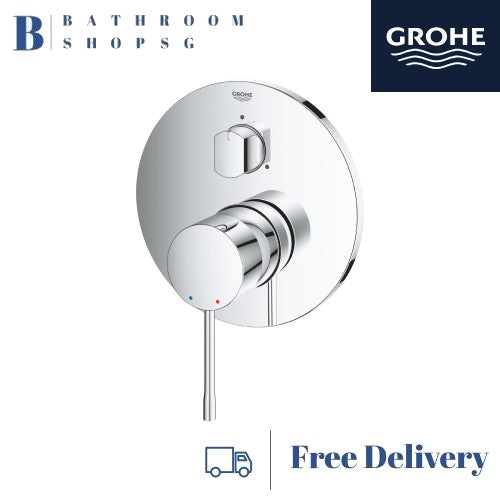 GROHE Essence Single-lever Conceal mixer trimset with 3-way diverter 24092001 Chrome
