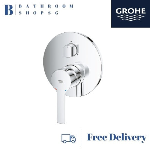 GROHE Lineare Single-lever Conceal Shower Mixer Trimset With 3-way Diverter 24095001 Chrome
