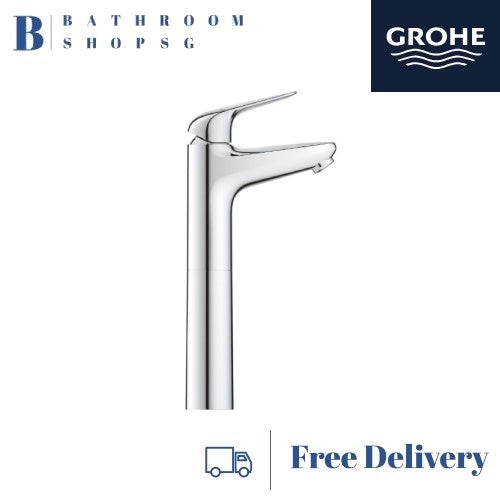 Grohe EuroEco Single-Lever Vessel Basin Mixer XL-Size 24289001 Chrome